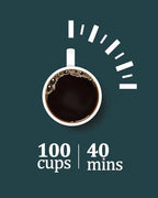 90 Cups Coffee Urn,14L Gallon Double Wall Commerical Coffee Maker for Buffet Catering Wedding Gathering,Large Capacity Hot Coffee Dispenser,Stainless Steel Hot Water Urn