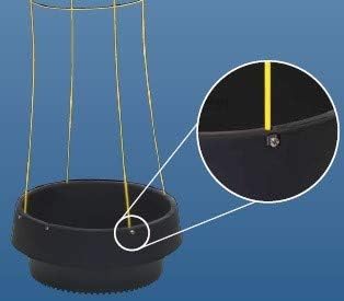 6 Pack of VegSTABLE Rings (Veggies Grow Up, Cages Won't Fall Over). Watering Tomatoes and Vegetables and Anchoring Cages