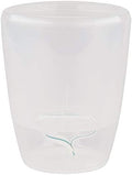 Santino 4.9 Inch ORCHIDEA Self Watering Pots for Orchids in Transparent - Decorative Wicking Planter with w/Great Aerification, Drainage and Water Level Indicator