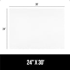 GORILLA GRIP DuraGuard Shelf Liner, 24x30 Non-Adhesive Cabinet Liners for Kitchen Drawers, Shelves, Refrigerator, Pantry Storage, Bathroom Closet, Durable Waterproof BPA Free Ribbed Plastic, Clear