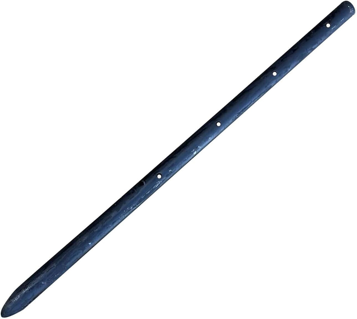 Sandbaggy Round Steel Concrete Form Stakes with Nail Holes - Rust Resistant Coating - Removable, Reusable (200, 3/4 in X 18 in)