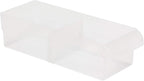 Akro-Mils 40716 Plastic Width Dividers for Small Drawers in Plastic Cabinets, Custom Storage Inserts for Teacher Toolbox, Small Parts Organizer, Screw Organizer and More, 16-Pack, Clear