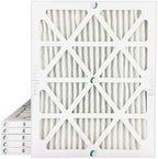 Glasfloss 21-1/2 x 23-5/16 x 1 MERV 10 Pleated Air Filters Box of 6. Replacement filters for Carrier, Payne, & Bryant.