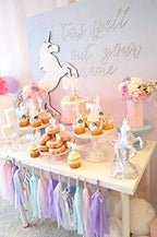 Fonder Mols Mermaid Tassel Garland Tissue Paper Birthday Banner for Under The Sea themed All Events & Parties Occasions Decorations A12