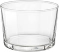 Bormioli Rocco Essential Decor Glassware – Set Of 12 Mini 7.5 Ounce Drinking Glasses For Water, Beverages ,Cocktails & Candle Holders – 7.5oz Clear Tempered Glass Tumblers