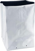 Poly Grow Bag Planters 1 Gallon Grow Bag, 50 Pack Panda Film, Black and White