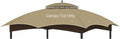 Replacement Gazebo Canopy Top Cover for 10 x 12, Double Tiered Waterproof Canopy Roof for Lowe's Allen Roth Gazebo #GF-12S004B-1 (Khaki)