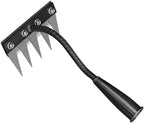 Gardenia Iron Weeding Rake, 2025 Gardenia Iron Weeding rake, Ironrake The Heavy-Duty Irons Weedings Rakes,Irons Rakes for Gardening and Weedings (5 Teeth) (5 Teeth)