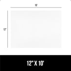 GORILLA GRIP DuraGuard Shelf Liner, Non-Adhesive Cabinet Liners for Kitchen Drawers, Shelves, Refrigerator, Pantry Storage, Bathroom Closet, Durable Waterproof BPA Free Ribbed Plastic, 12x10 Clear