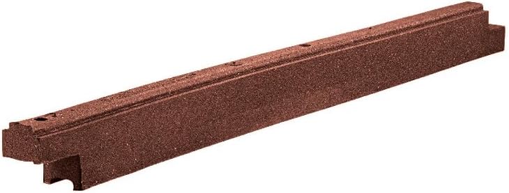 Playsafer Rubber Playground Border Edging Kit, 6' Flexible Heavy Duty Rubber Interlocking Playground Timber, No Dig Easy to Install (Neutral Brown, 1 Pack)