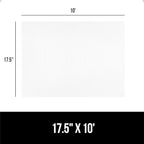 GORILLA GRIP DuraGuard Shelf Liner, Non-Adhesive Cabinet Liners for Kitchen Drawers, Shelves, Refrigerator, Pantry Storage, Bathroom Closet, Durable Waterproof BPA Free Ribbed Plastic, 17.5x10 Clear