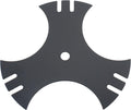 FDXGYH Universal 9" x 9" Edger Blade (5/8" Center Hole) 3-Side Edger Star Blade for Edger Model 781-0748, 40-009, 490-105-M017, 981-0748, TB554, TEB515, 247772460 etc. Black