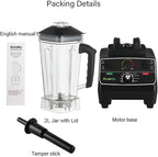 BioloMix Professional Countertop Blender Smoothie Mixer with 68Oz BPA Free Pitcher, Smart Timer And Pre Programed Peak 2200W Power Mixer With 8 Blades for Crushing Ice, Frozen Dessert