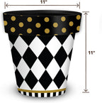 Briarwood Lane Checkerboard Medium Planter
