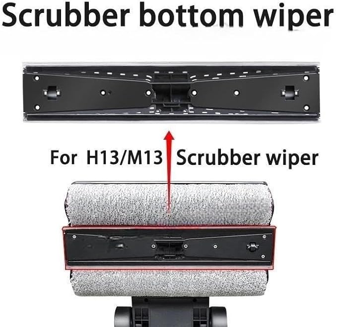 Scrubber Wiper Filter Soft Brush Wet and Dry Vacuum Cleaner Spare Part，Compatible for Dreame， M13 / H13 Accessories(FILTER-9PCS)