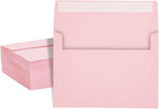 A7 Invitation Envelopes - Peel & Press - 24lb Heavy Duty Envelopes for Wedding Baby Shower Birthday Invitations - 5 1/4" x 7 1/4" (Pastel Blue, 50)