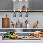 Mini Glass Pendant Light 4.72" with Handblown Black Gray Marble Art Glass Hanging Light 3-Pack Oval Ceiling Hanging Light Fixture for Dining Room Kitchen Island Cafe Foyer Hallway