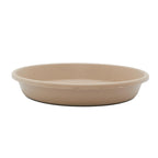 The HC Companies Flower Pot Saucers - Plastic Plant Saucer for Outdoors & Indoors - Traditional Design Plant Pot Trays for Water Drainage - Durable & Stylish Round Plant Tray (16-inch Sandstone)