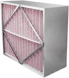RIGID-PACK 24x24x12 Rigid Box Air Filter – MERV 14/95% ASHRAE HVAC Filter – Radial V-Pleat, Metal Frame, No Header – High-Efficiency Replacement for Commercial & Industrial Systems