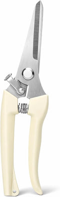 Pruning Shears, Gardening Scissors Garden Shears, Stainless Steel Garden Scissors with Comfortable Grip for Flowers, Herbs & Light Trimming, 1 Pack