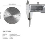 watchget 58 Espresso Puck Screen - 0.8mm Thickness Espresso Screen Double-layer Lower Shower Screen with Magnetic Nail Metal Reusable Filter for 58mm Protafilter Basket Stainless Steel Coffee Filter