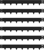 Galvanized Steel Landscape Lawn Edging 40 Inch Strips, Steel Edging 5 Inch Depth,6-Pack Black Bendable Metal Landscape Edging,Metal Edging for Landscaping (20FT Total Length)