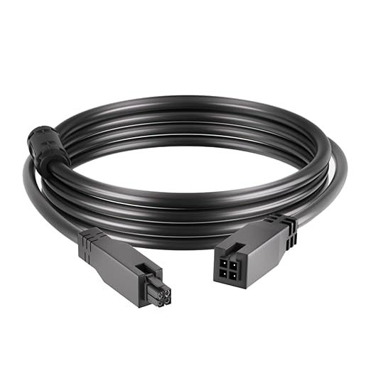 UniTak3D Extension Cable for Bambu Lab AMS Lite,39.37in 4-Pin Cable with Magnetic Ring Filter Compatible with Bambulab A1/A1mini AMS-Lite 3D Printers(Not for X1/P1 Series)