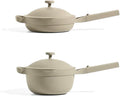 Our Place Mini Home Cook Duo - 8.5" Always Pan & Small Perfect Pot Bundle | Multi-Functional Cookware Set Replaces 18 Pieces | Steam