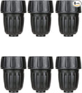 1/2 Inch Drip Irrigation Tubing Faucet Adapter 6 Pack, 3/4" to 1/2" Irrigation System Hose Adapter, 3/4 Inch Faucet Connector Garden Hose Adapter