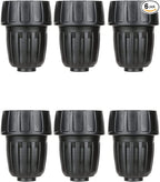 1/2 Inch Drip Irrigation Tubing Faucet Adapter 6 Pack, 3/4" to 1/2" Irrigation System Hose Adapter, 3/4 Inch Faucet Connector Garden Hose Adapter