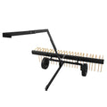 60 Inch ATV Tow Behind Durable Corrosion Resistant Steel Pine Straw Rake