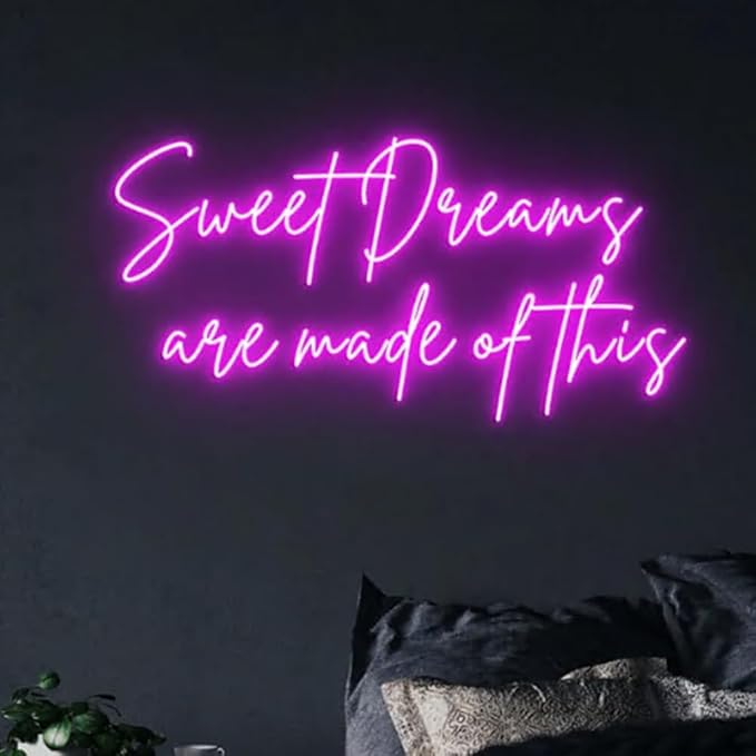 Sweet Dreams are made of this Neon Sign, Sweet Dreams Led Sign, Wall Art Sign Size:H13 xW28inches