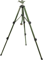 RESTMO Tripod Base Zinc Impact Sprinkler, 360° Rotating & 3-Height Adjustable Tripod, Heavy Duty Full Metal Sprinkler for Agriculture and Large Yard Irrigation