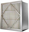 RIGID-PACK 20x20x12 Rigid Box Air Filter – MERV 15/98% ASHRAE HVAC Filter – Radial V-Pleat, Metal Frame, Single Header – High-Efficiency Replacement for Commercial & Industrial Systems