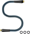 Short Garden Hose 5FT: Water Hose with Sturdy Brass Fittings - Flexible Lightweight Portable Leakproof Hose 5/8" - Hybrid Rubber Portable Hose for Garden, Car Washing, and Outdoor Cleaning