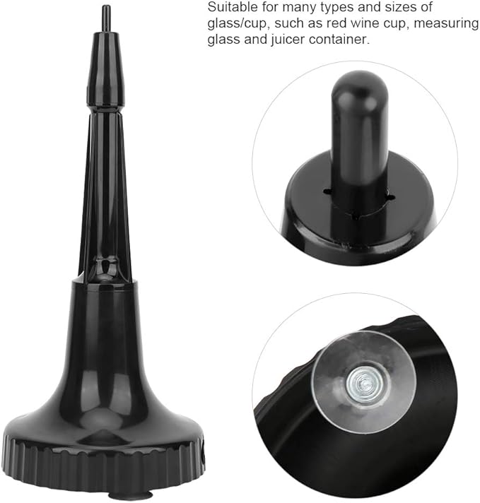 Portable Glass Blender Rinser Red Wine Cup Juicer Container Washer for Bar Coffee Restaurant Kitchen