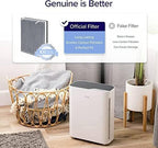 LEVOIT Vital 100 Replacement Filter, Genuine Air Purifier Filter, High-Efficiency Activated Carbon for Removal of Smoke, Odor, Allergens, Pollen,Vital 100-RF, White, 1 Pack