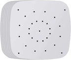 200pcs 8.5inch Square Perforated Parchment Paper Sheets, Premium Nonstick Bamboo Steamer Liner for Air Fryers, Steaming Basket, Oven, Baking, Cooking