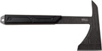 TAC-FORCE Tomahawk – Axe - Stonewash Finish Stainless Steel Blade w/Etched U.S.A. Flag, Black Wood Handle, Full Tang Construction, Includes Nylon Sheath, Tactical, EDC, Rescue - TF-AXE001SW