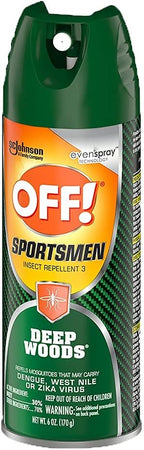 Off! Deep Woods Sportsman Insect Spray 6 Ounce (Pack of 8)
