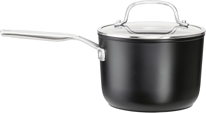 KitchenAid Hard Anodized Induction Nonstick Cookware Pots and Pans Set, 10 Piece, Matte Black