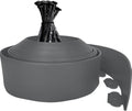 33FT Landscape Edging, 4in Tall Garden Edging Border with 50pcs Stakes Straight Top Edging for Yard Garden DIY Flower Beds Sidewalks Paver Edging, Grey