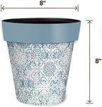 Briarwood Lane Ornamental Blue and White Small Planter
