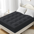 YUGYVOB Twin Mattress Topper - 800GSM Extra Thick Cooling & Breathable Mattress Pad with Deep Pocket 8"-21" & Soft Down Alternative Filling, Grey
