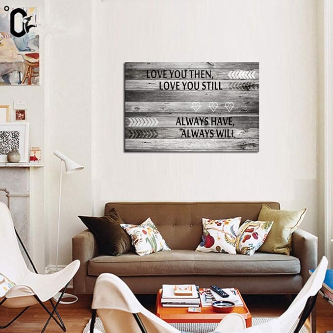 A71869 Canvas Wall Art Love You Still Large Wall Art (Ready to Hang) for Master Bedroom Wall Decor