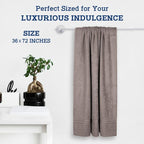 Casa Lino Bath Sheets Set Extra Large - 100% Cotton Extra Large Bath Towels - Highly Absorbent & Quick Dry Oversized Towels for Adults - 60" x 30" - Pack of 2 - (Brown)