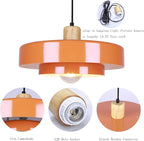 Plug in Pendant Light Modern Pendant Lamp E26 Vintage Hanging Light Fixture with 14ft Cord On/Off Switch for for Dining Room Bedroom Living Room Kitchen Island