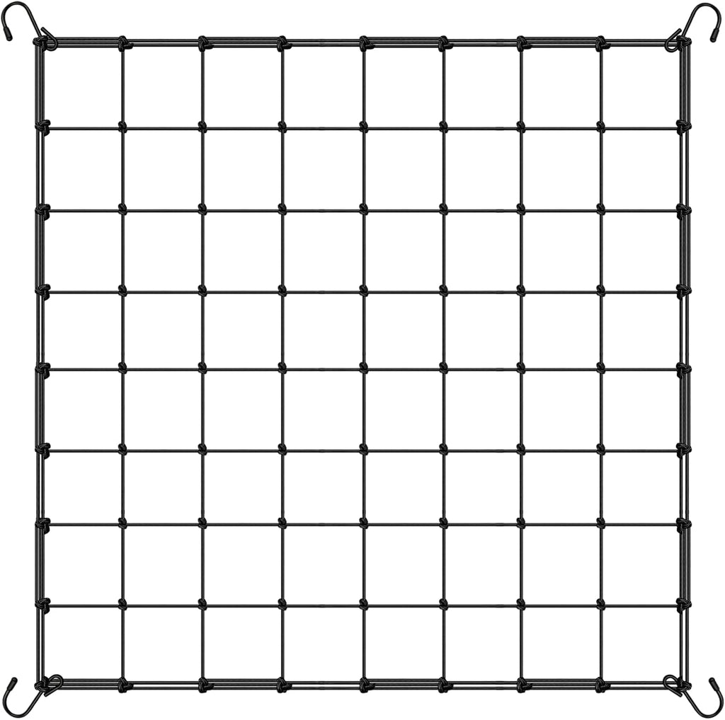 5x5 Heavy Duty Scrog Net with Hooks, Stretchy Net for Grow Tents, Cucumber Trellis for Garden
