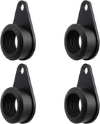 Garden Hose Bulkhead Fitting Rain Barrel Tank Adapter,3/4" NPT Rubber Bulkhead Connector, Bulkhead Fitting for Water Tank,Allow Leak Free Water Bucket Joints Installed Outside the Bucket (4 Pack)