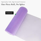 Lavender Tulle Fabric Rolls 54 Inch by 40 Yards Tulle Bolt Spool for Wedding Decorations DIY Tutu Baby Shower Table Skirt Ceiling Decor Birthday Party Craft Supplies